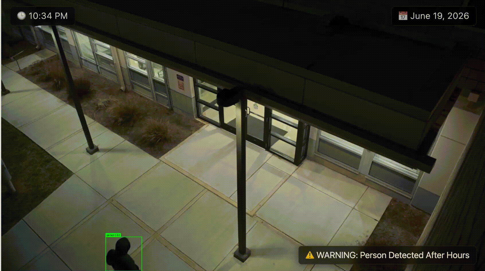 monitor entry points after hours