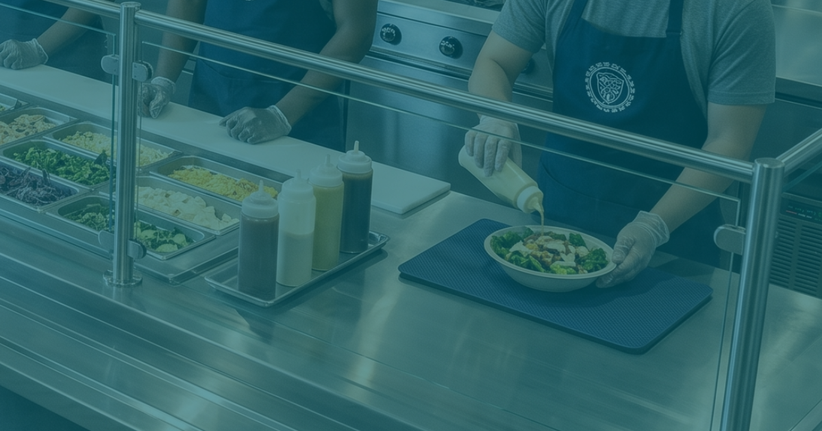 QSR line prep final step