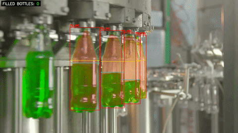 High-volume bottling line