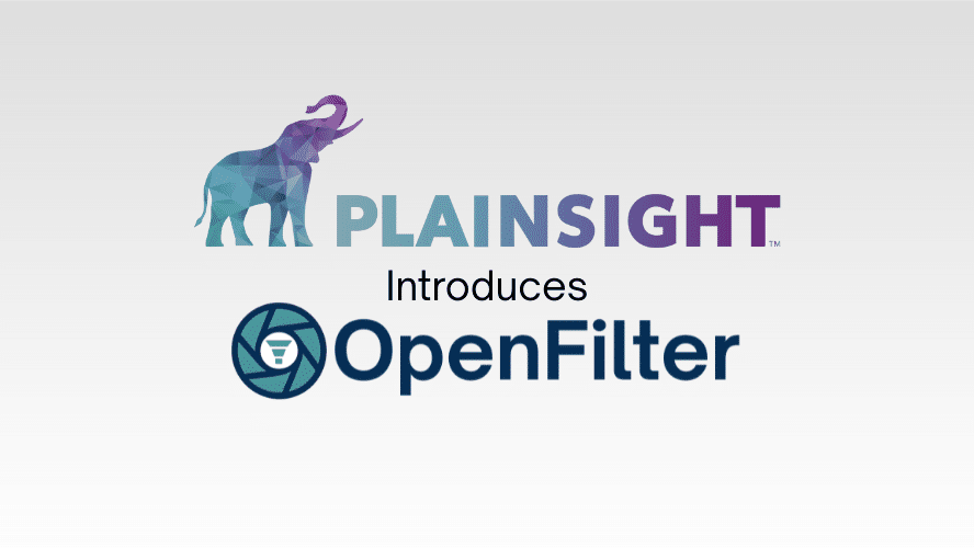 Plainsight Introduces Open Source OpenFilter for Scalable Computer Vision AI